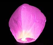 Létající lampion - růžový