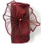 Organza stuha - BORDO