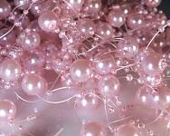 Perličky na silikonu - růžové malé
