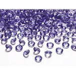 Akrylové diamanty malé - fialové