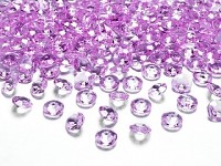 Akrylové diamanty malé - sv.fialové