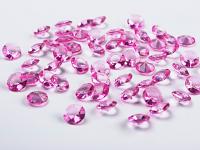 Akrylové diamanty malé - růžové