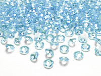 Akrylové diamanty malé - sv.modré