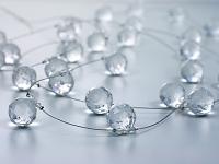 Girlanda diamanty - krystal  2m