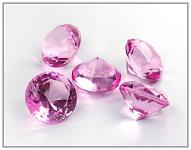 Akrylové diamanty maxi - růžové