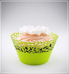Svatební košíček na dortíky (muffin) - ornament