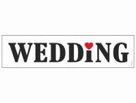 Svatební SPZ papírová - Wedding
