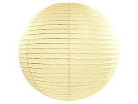 Lampion kulatý 45 cm  - krémový