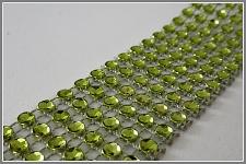 Diamantový pás - 10cm/1m - zelený