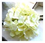 Vazbový květ hortenzie 15 cm - ivory