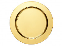 Aranžovací talíř ( podložka ) kulatý zlatý - 33 cm