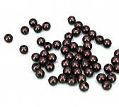 Korálky perličky - hnědé 8mm - 144 ks