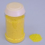 Dekorační písek 400 g - žlutý jemný