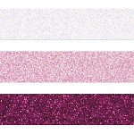 Lepicí páska dekorační glitter - sv.růžová , růžová , bílá