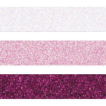 Lepicí páska dekorační glitter - sv.růžová , růžová , bílá