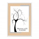 Svatební strom hostů - A3