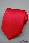Kravata pánská lux - jasně červená