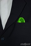 kapesníček pánský do saka - satén jasně zelená