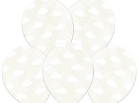 Balonek - průhledný s obláčky