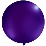 Maxi balon kulatý 1 m - tm.fialový