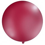 Maxi balon kulatý 1 m - vínový