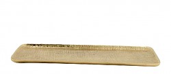 Aranžovací tác kovový zlatý  - 38 x 14 cm