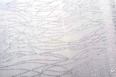 Vlizelín bílo-stříbrný vzor - 38 cm/4,5 m