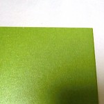 Tvrdý perleťový papír - palmově zelený - A4