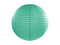 Lampion kulatý 20 cm - zelenomodrý