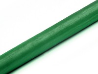Organza šerpa 36cm/9m - smaragdově zelená nelemovaná