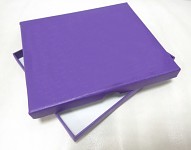 Krabička 20 x 15 x 2 cm  -  na DVD a fotky - fialová
