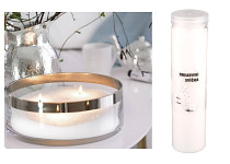 KERZENSAND kreativní svíčka 250g + 2 knoty - bílá