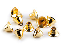 Zvoneček ZLATÝ - 2 cm - 5 ks Zvoneček ZLATÝ - 2 cm - 5 ks