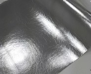 Metalická tkanina - stříbrná 34cm / 1m