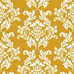 Ubrousky - zlato-bílý  ornament