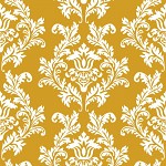 Ubrousky - zlato-bílý  ornament