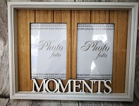 Dřevěný fotorámeček - moments
