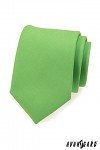 Kravata pánská lux  - matná zelená