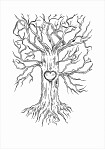 Svatební strom hostů - A3 - strom