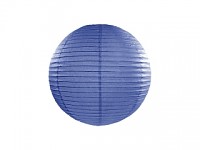 Lampion kulatý 25 cm - královsky modrý