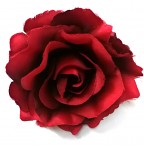 Hlavičky růží - bordo 10 cm