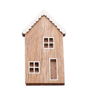 Dřevěný domeček 12 x 6 cm - natur