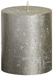 Svíčka rustikální s patinou - champagne - 8 cm