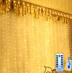 Světelný LED  řetěz - hvězdičky 150 mini led