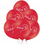 Balonek Miluji tě červený - 1 ks