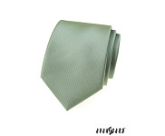 Kravata pánská lux  proužek - zelená
