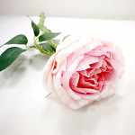 Pivoňková růže stvol - růžová - 34 cm 