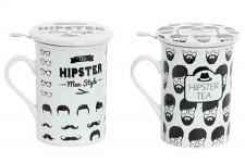 Hrnek Hipster set se sítkem - 280ml