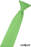 Kravata chlapecká - zelená mat
