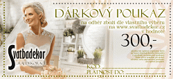 Dárkový poukaz - 300,-Kč  